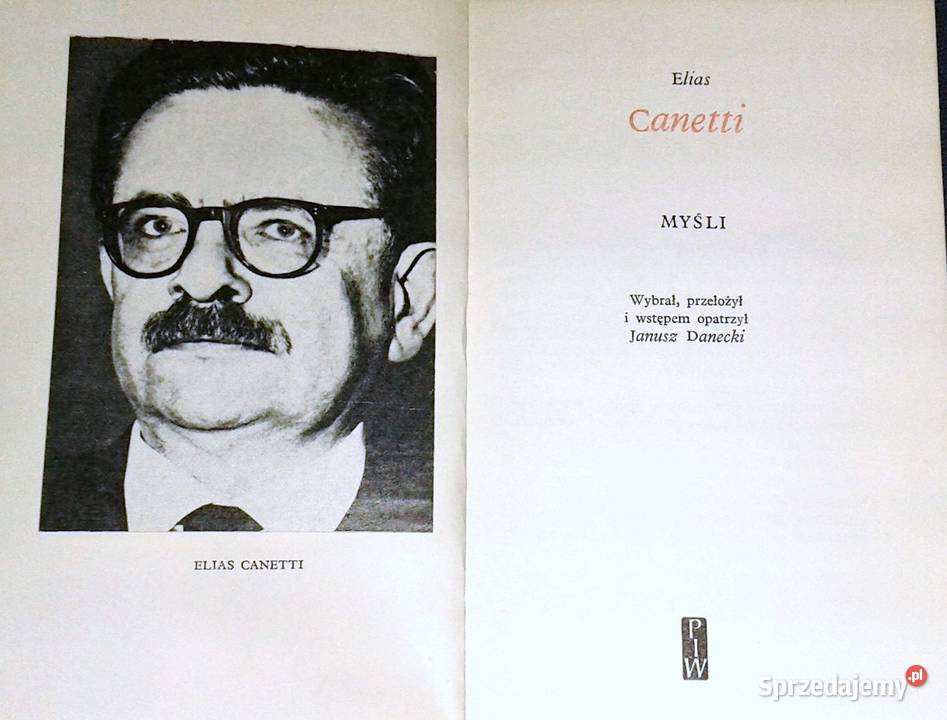 Myśli Elias Canetti Chełm