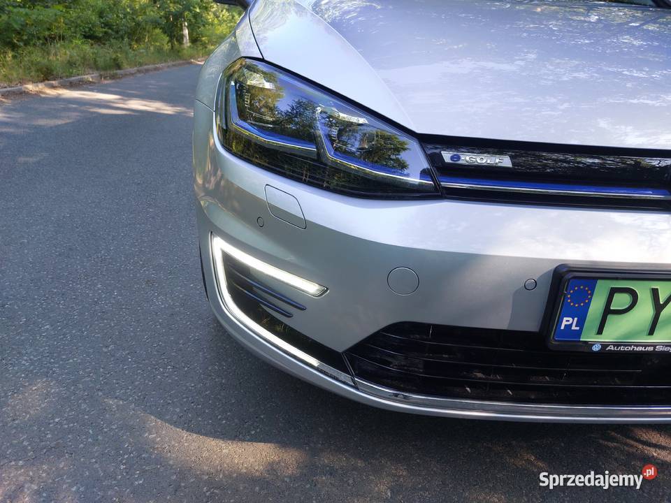 E GOLF VII bogate wyposażenie wielkopolskie Poznań
