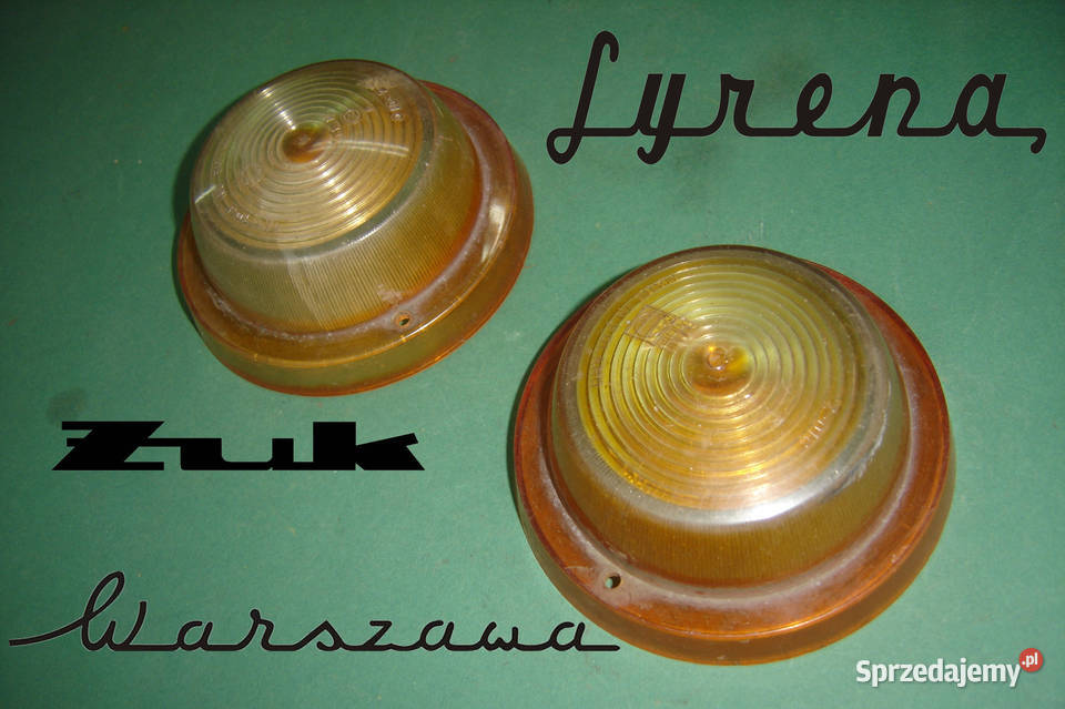 Syrena Warszawa kierunkowskaz przód klosz x2 osobowe Wrocław