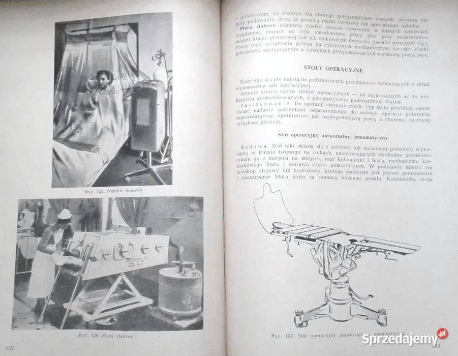 Narzędzia lekarskie sprzęt sanitarny i inne