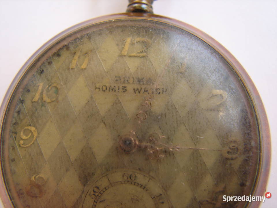 Prima Homis Watch stary zegarek kieszonkowy werk Antyki Warszawa