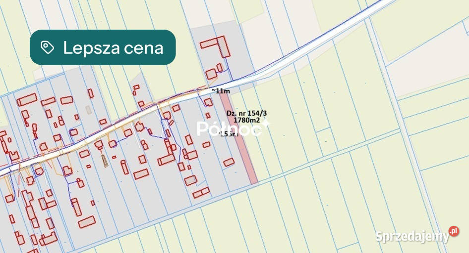 Działka 1780m I MPZP I POPŁAWY gm Stara Kornica Popławy sprzedam