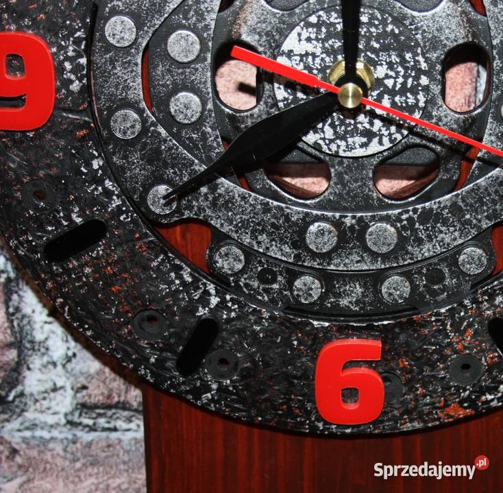 Zegar loft Metal Drewno Scrap metal Art podkarpackie Dębica