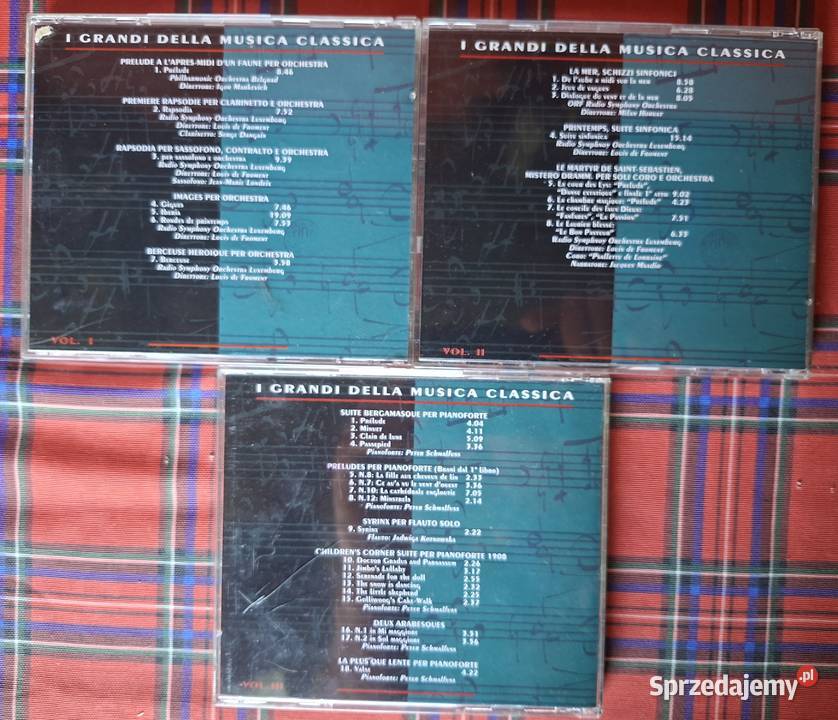 I Grandi Della Musica Classica Debussy 3CD Kraków