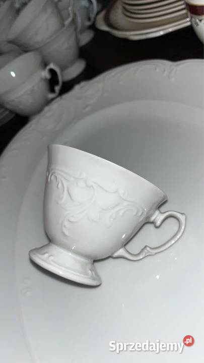 Wałbrzych Biała porcelana Półmisek Gdańsk