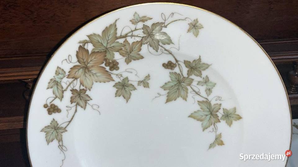 Sosjerka z syg Noritake IRELAND Liście na Gdańsk