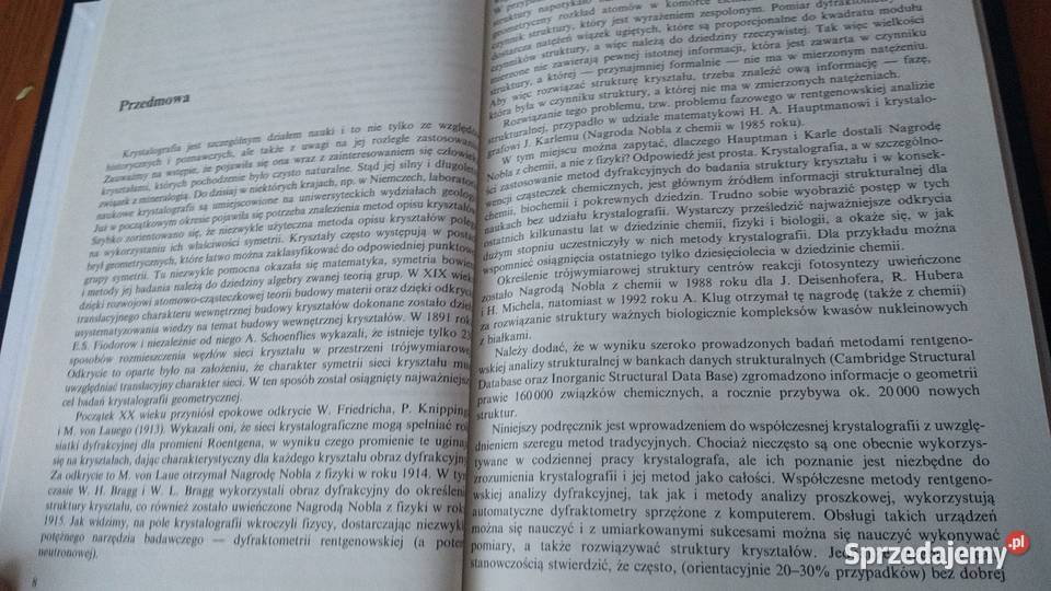 Podstawy krystalografii strukturalnej i Gdańsk