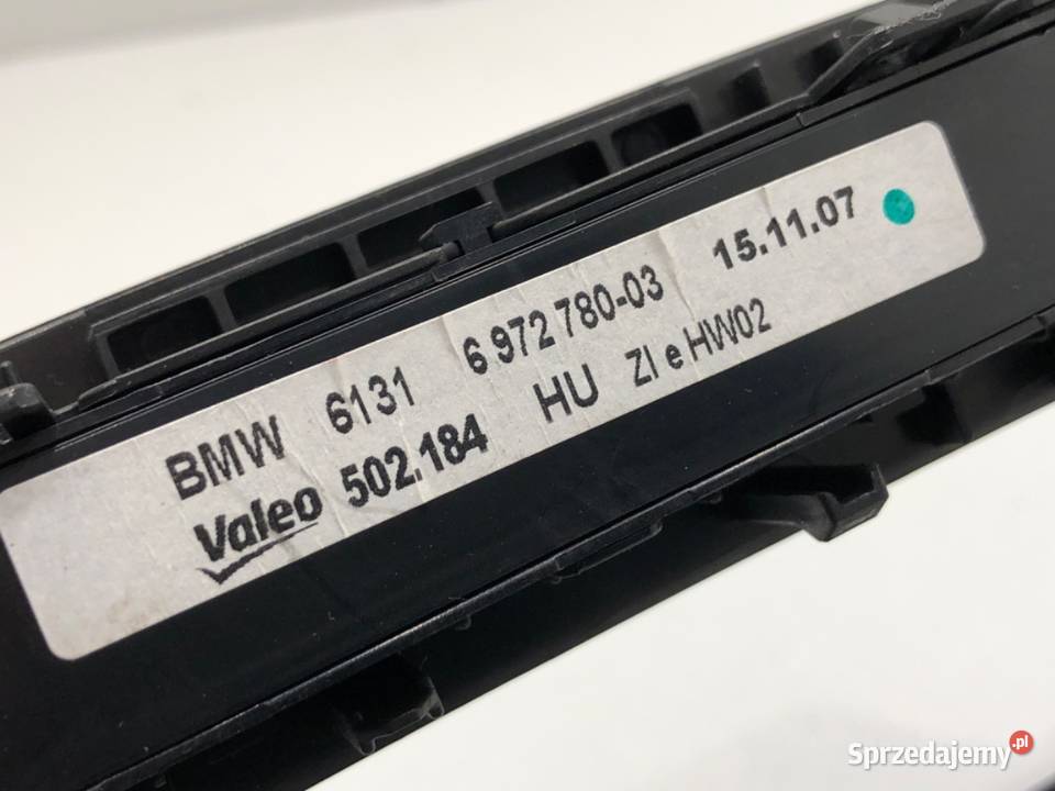 PANEL STEROWANIA NAWIEWU BMW E71 9165683 SUV podkarpackie