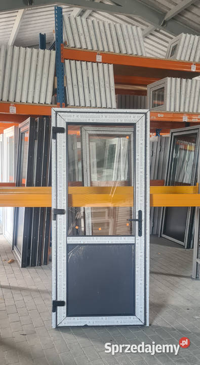 DRZWI Kacprzak 100x210 Drzwi ZEWNĘTRZNE PCV mazowieckie Siedlce