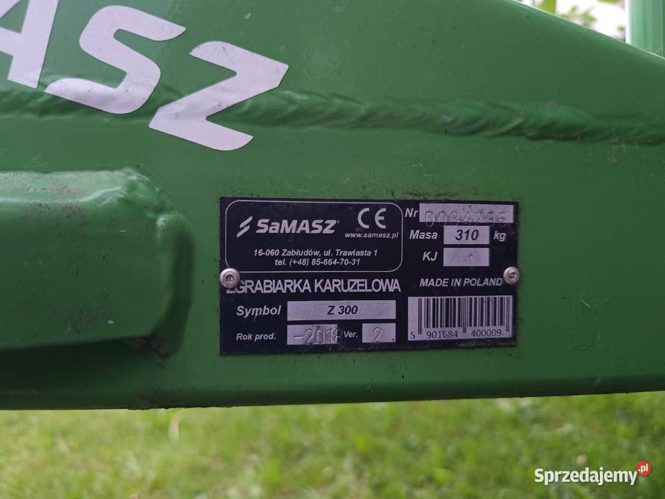 Sprzedam zgrabiarkę karuzelową Wola Malowana