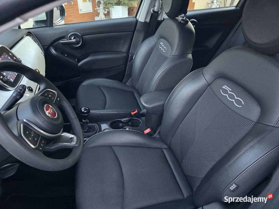 Fiat 500x Cross Kamera Cofania Keyless Czytanie ABS Samochody osobowe Żelazówka
