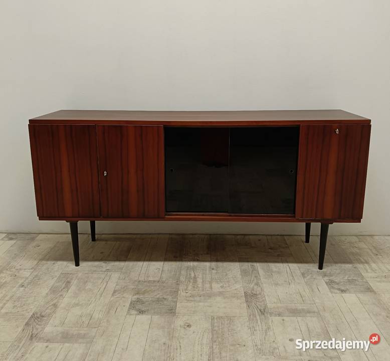 komoda PRL design vintage sideboard duński Radomsko