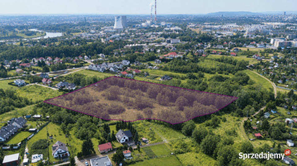 Duży grunt budowlany 3306 m Czyżyny Kraków małopolskie