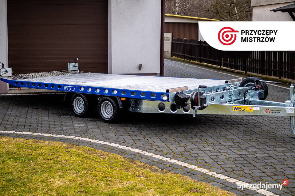 NOWA 2023 Przyczepa laweta uchylna Wiola L25G45P Dąbrowa Górnicza