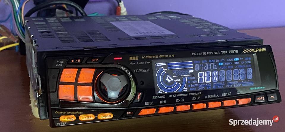 ALPINE TDA7587R I Kaseta I Winda I Oldschool I wielkopolskie Kępno