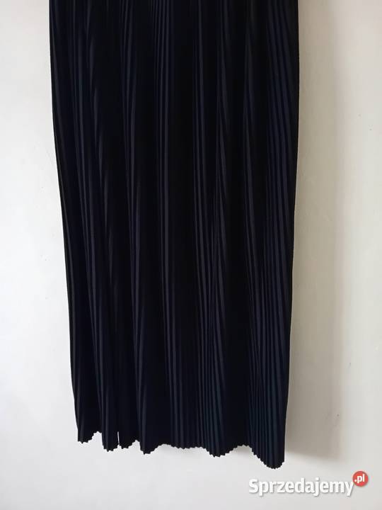 Czarna długa plisowana spódnica mazowieckie Warszawa