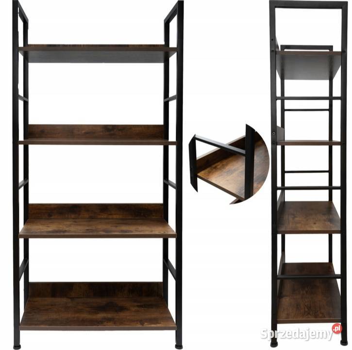 Regał SEZONE 60 x 125 x 28 czarny lubelskie Ryki sprzedam