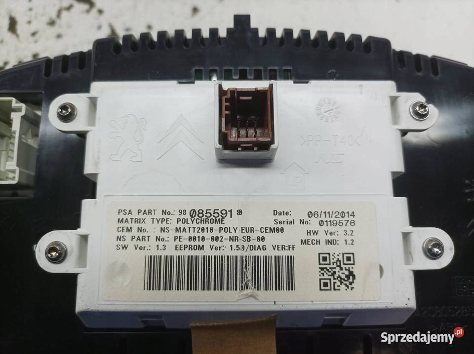 LICZNIK 9808559180 16 D 114 Citroen DS4 I 2010 Liczniki i zegary