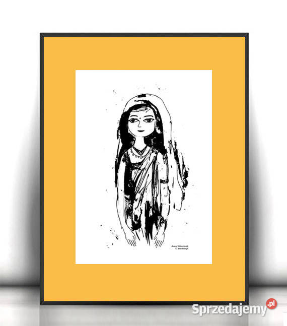 boho plakat 30x40 hinduska plakat do domu