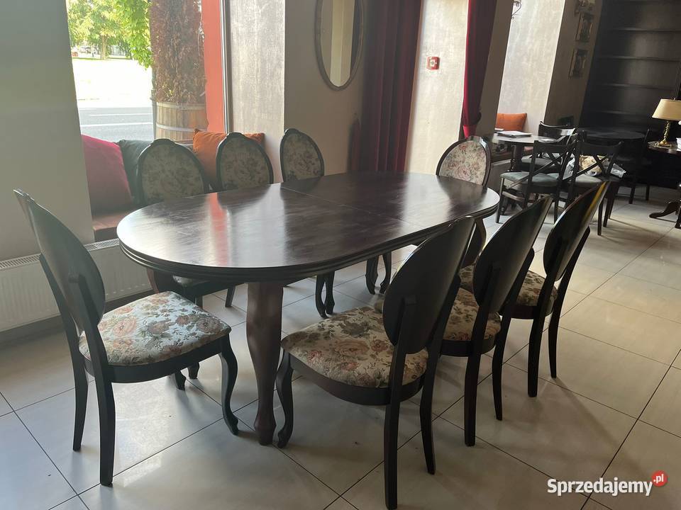 KRZESŁO fotel DREWNO Z OBICIEM motym KWIATOWY 4 Krzesła Pszczyna sprzedam