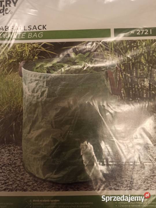 Worek na odpady ogrodowe okrągły ogromny kosz