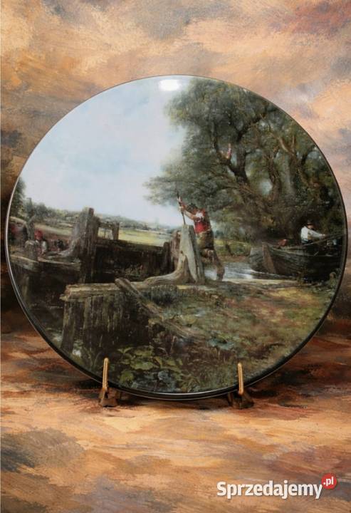 Royal Doulton CONSTABLE THE LOCK talerz łódzkie Pabianice sprzedam