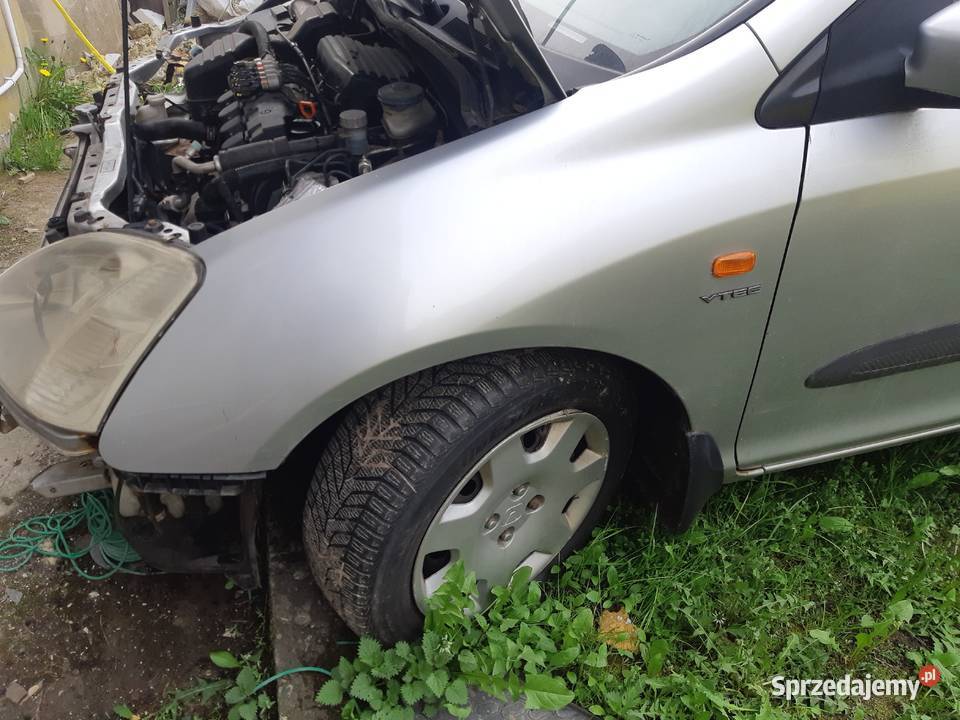 Honda civic 7 lampa maska zderzak szyba silnik lubelskie Lublin