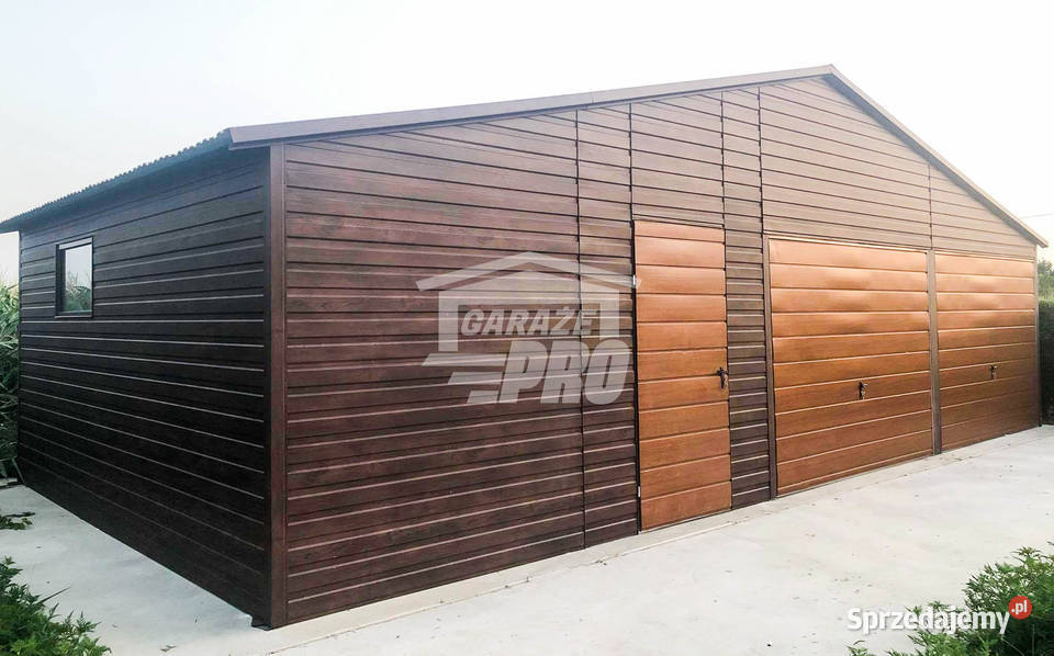 Garaż blaszany 10x5 2x Brama drzwi 2x okno GP144 Jastrzębie-Zdrój