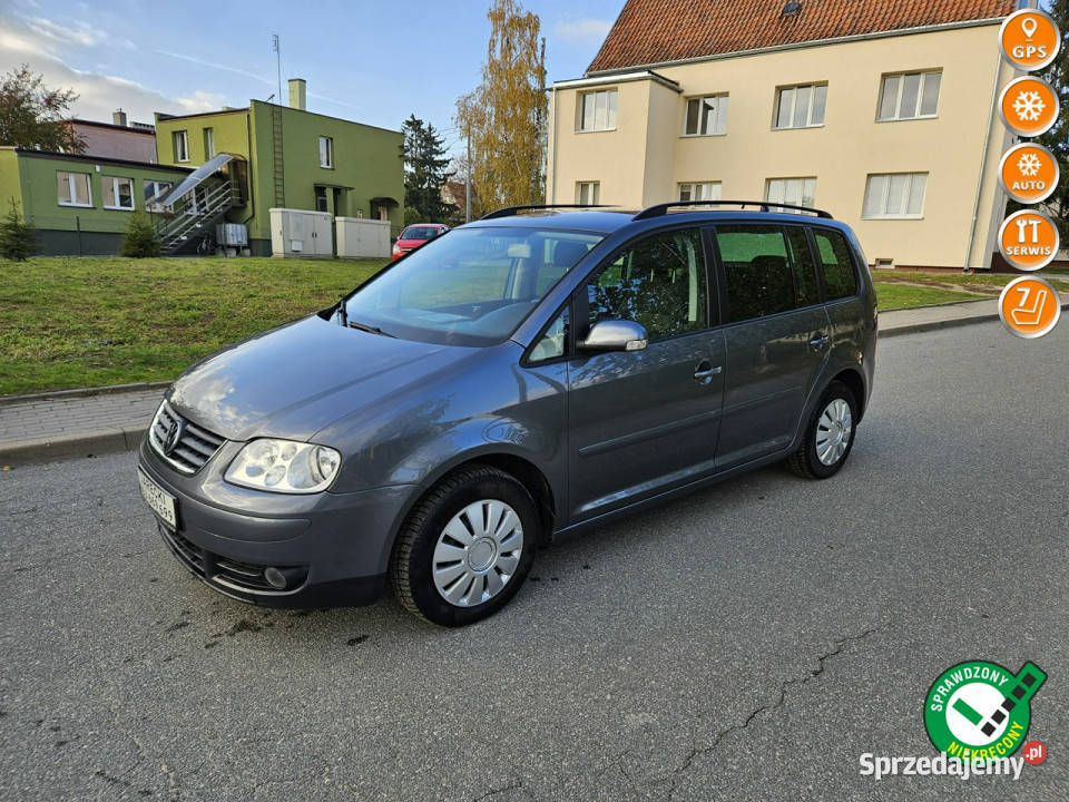 Volkswagen Touran Opłacony Zdrowy Zadbany Serwisowany Niezawodny TDI 7 Oso…