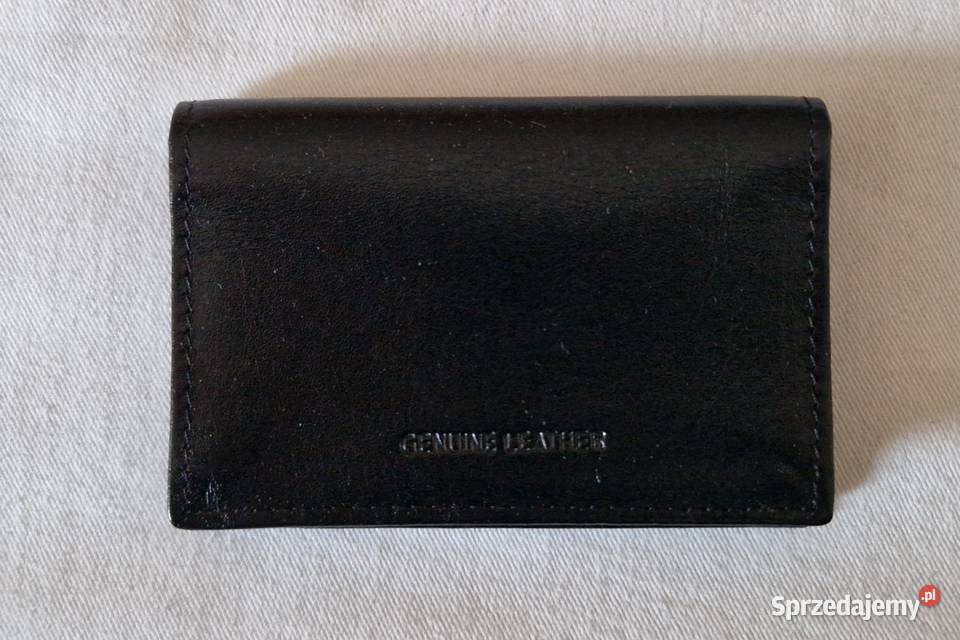 Skórzane kieszonkowe etui na karty płatnicze z Pozostałe Warszawa