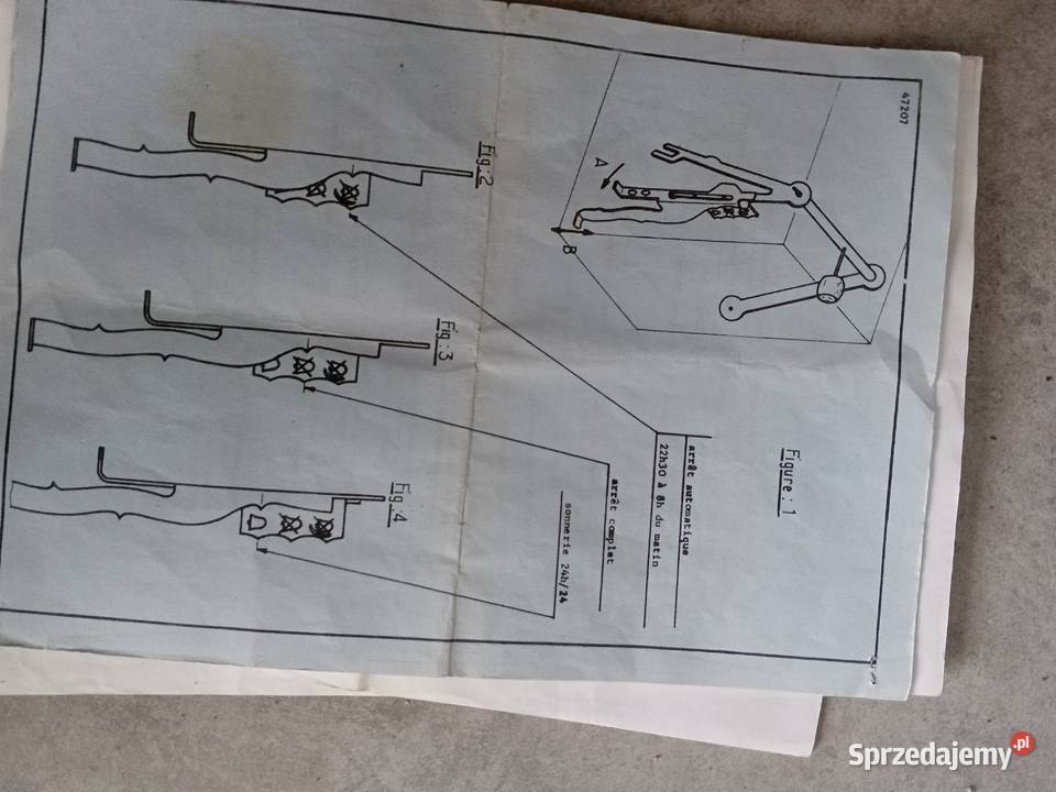 zegar stojacy z francji Burgund świętokrzyskie Fałków