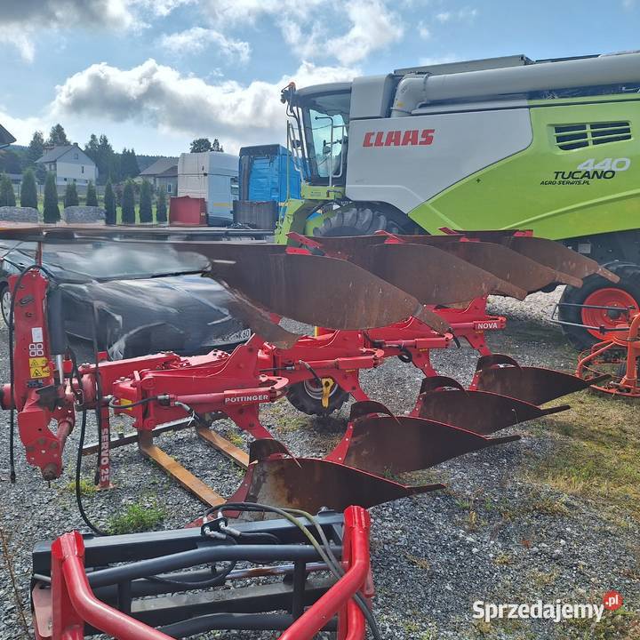 Pług Pottinger servo 25 4 skibowy 2015 świętokrzyskie Krajno-Zagórze sprzedam