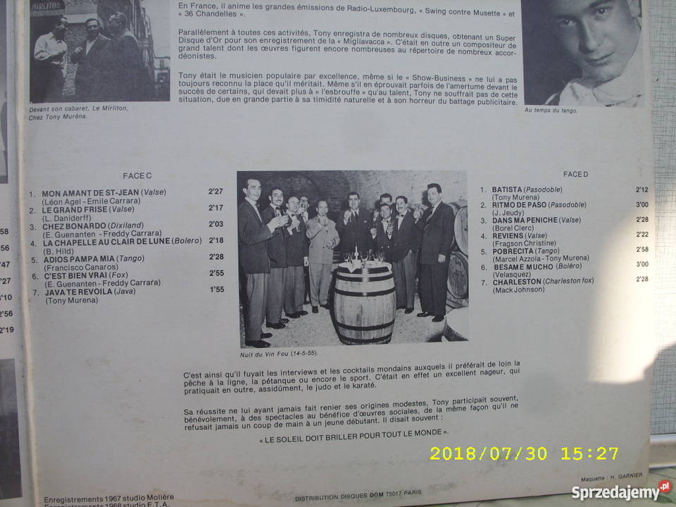 Dance Lp TONY MURENALES VIRTUOSES ACCORDEON2LP Wołów