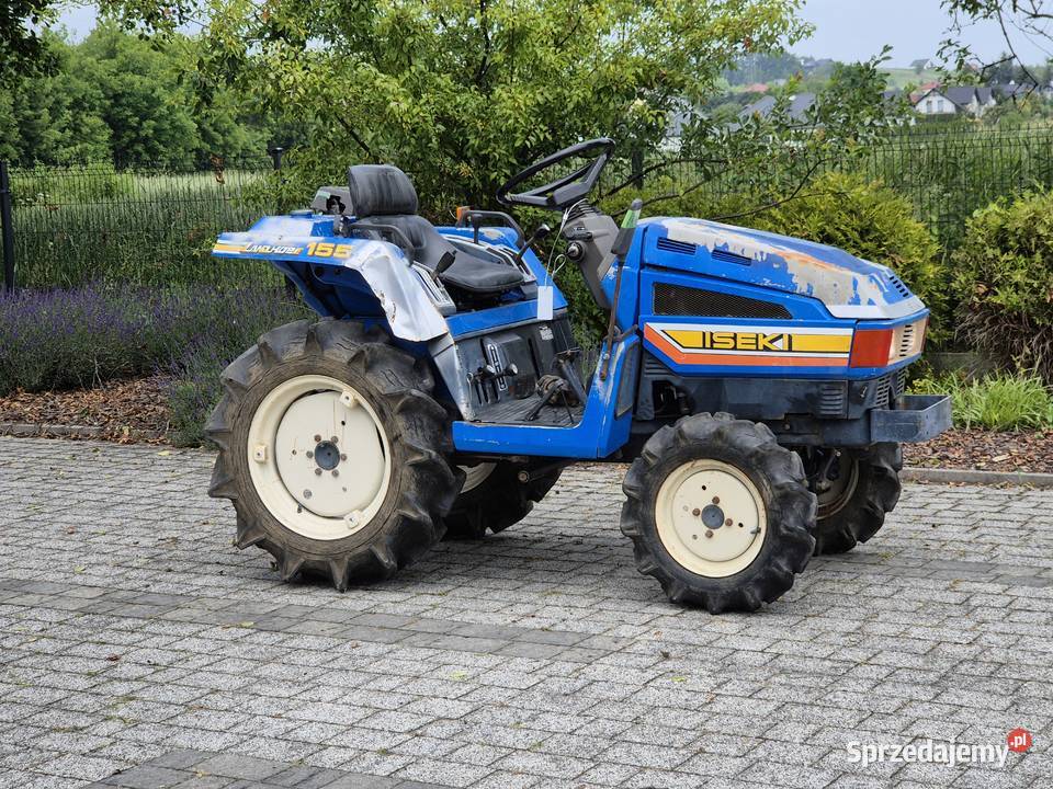 Traktorek ISEKI TU 155 4X4 z glebogryzarka Iseki Kraków