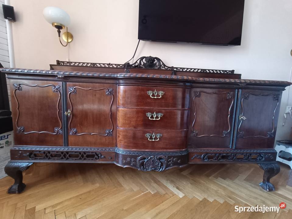 Kredenskomoda przedwojenna niższa 100cm Łódź sprzedam