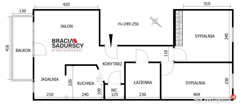 Wynajem mieszkania Kraków 63m2 3 pokoje Wynajem małopolskie