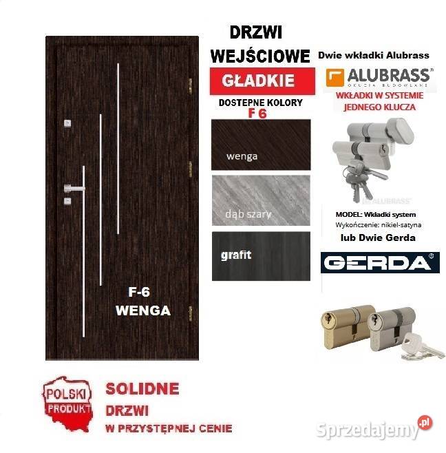 Drzwi wejściowe zewnętrzne do mieszkania Gliwice sprzedam