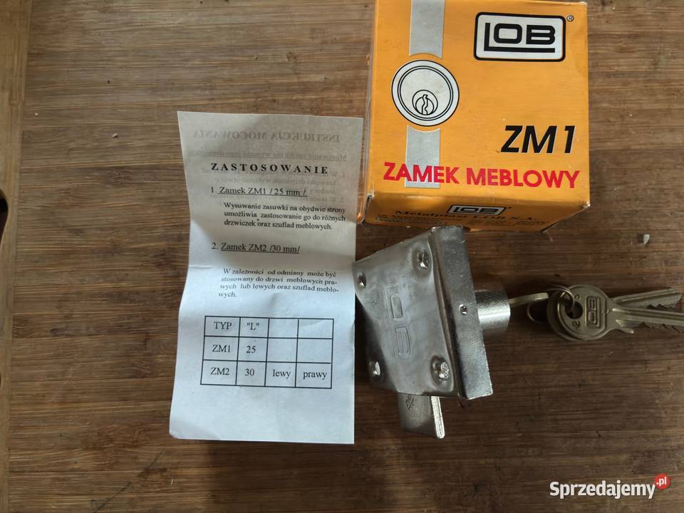 Zamek meblowy wierzchni ZM1 2 sztuki Wiśniowa Góra