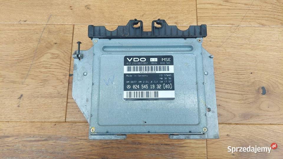 STEROWNIK SILNIKA KOMPUTER MERCEDES CLK osobowe śląskie Gliwice