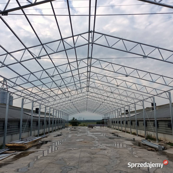 Ocynkowana Konstrukcja hali stalowej 12x15x5m pełny VAT