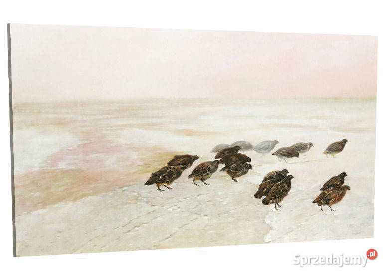 Kuropatwy Józef Chełmoński Gdańsk sprzedam