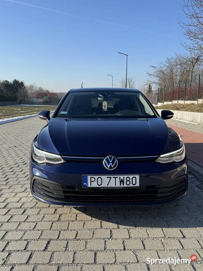 VW Golf 8 VIII 15TSi Salon Polska ASO Virtual garażowany Poddębice