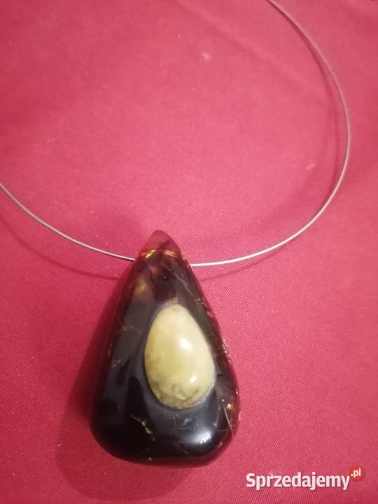 Wisior Bursztyn obroża naszyjnik podlaskie Białystok