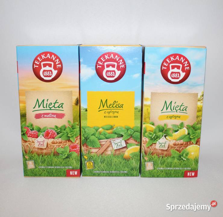 Herbata ziołowa Teekanne mięta malina mięta Stare Miasto