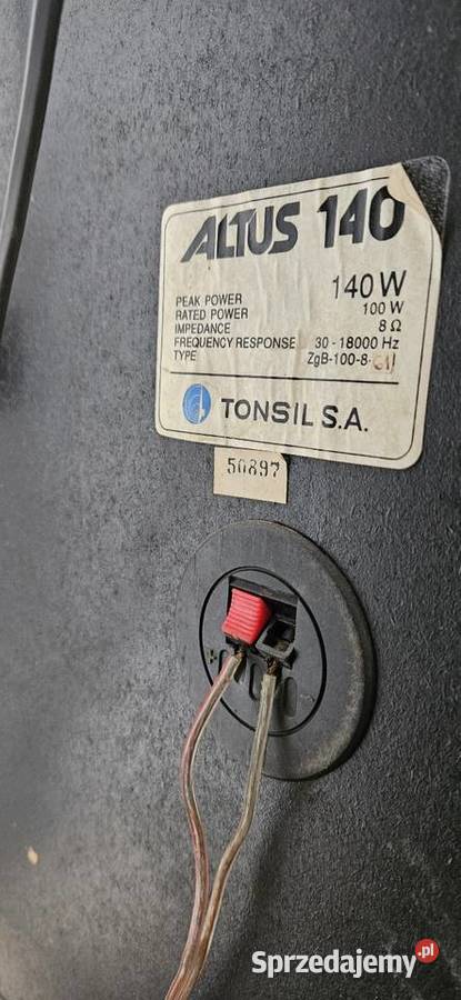 Tonsil ALTUS 140 kolumny mazowieckie Dosin