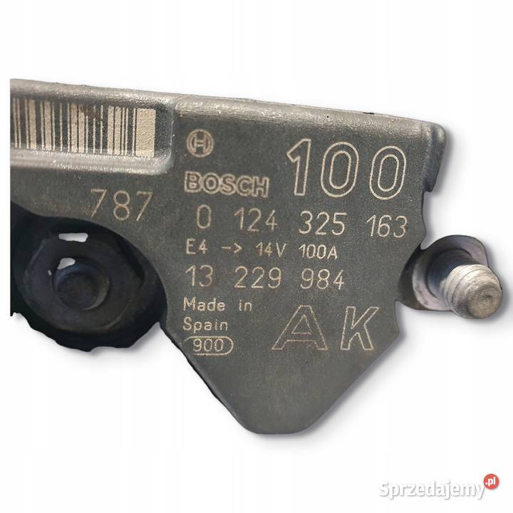 ALTERNATOR Opel Signum 18 16V 0124325163 osobowe Układ elektryczny silnika Chełm sprzedam