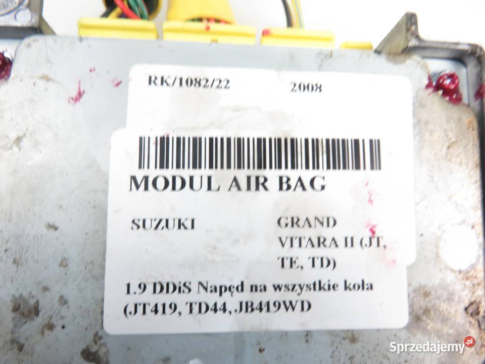 MODUŁ AIRBAG SUZUKI GRAND VITARA II 3891065J30