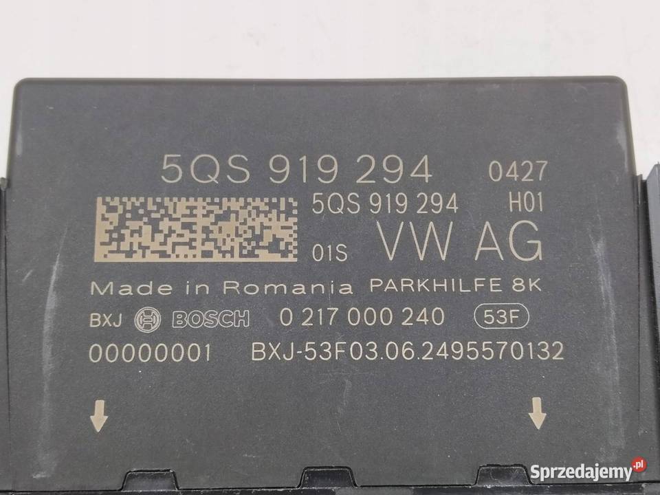 MODUŁ PDC PARKOWANIA 5QS919294 0217000240 Skoda