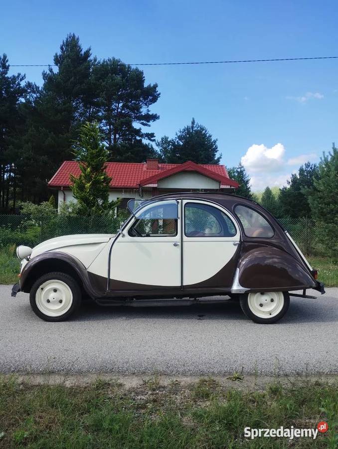 Zabytkowy Citroen 2CV z filmu kaczka Żółte 2 CV łódzkie Sieradz