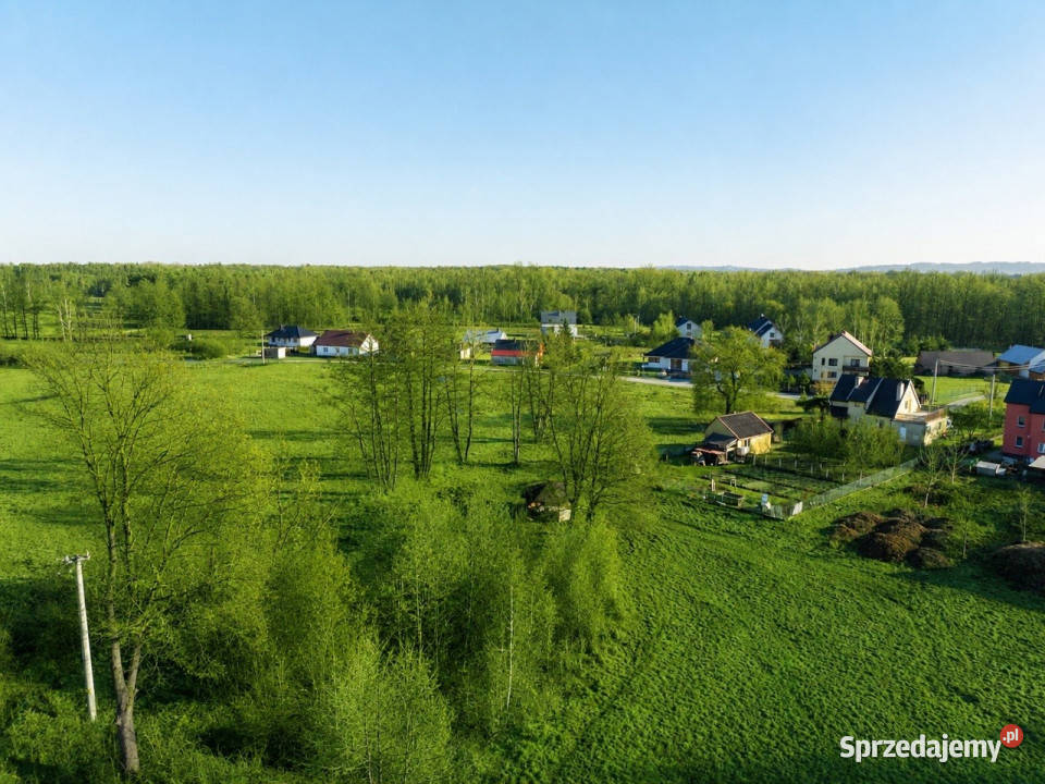Dwie działki budowlane 9 ar i 951 ar Media 106zł/m2 małopolskie Borek